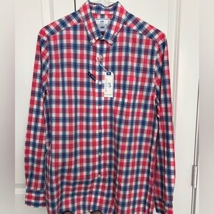 Southern Tide Skipjack Multicheck Sportshirt in Island Pink